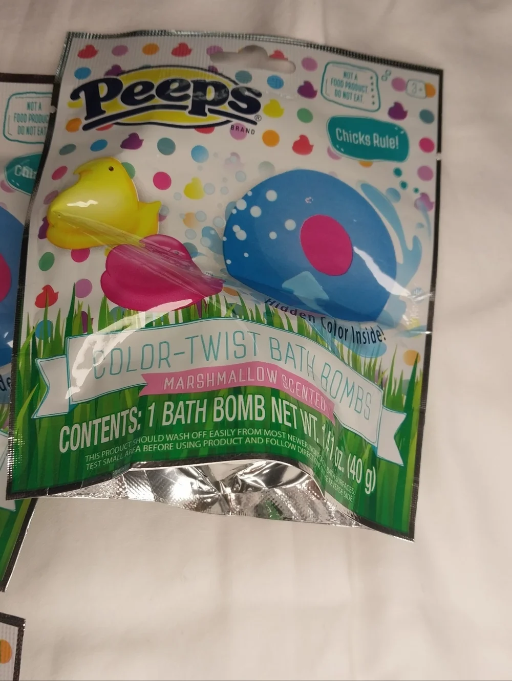 Peeps Color-Twist Marshmallow Scented Bath Bombs